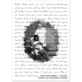 Lyrics -- Drew and Debbie 11 21 2020 -- 5x7 -- Gelato