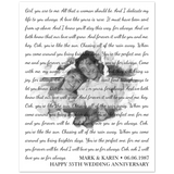 Lyrics Song -- Poster/ 8''x10'' -- Mark & Karin