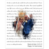 Gelato Poster 8x10 - Nothing Else Matters - Marie & John