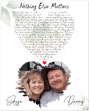 Lyrics Poster -- Danny & Asya 07.03.2021 -- 16x20 -- gelato