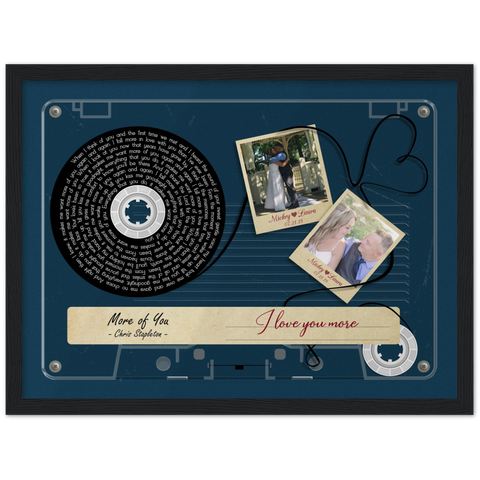 Gelato Frame 16x12 - Mickey & Laura - More of You Cassette