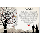 Lyrics -- Best Part -- 24x36 -- Gelato