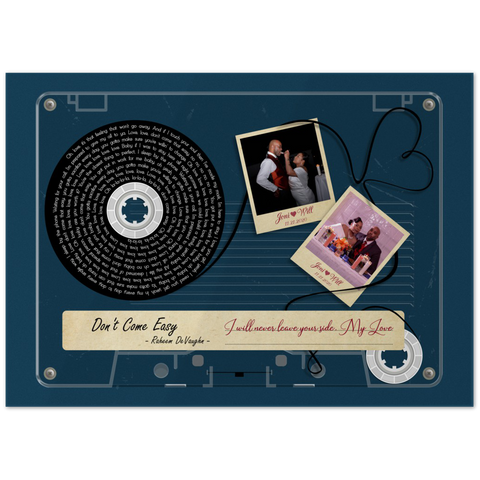 Cassette -- Joni & Will 11/21/2020 -- 20x28 -- Gelato (New)