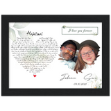 Gelato Framed 8x6 - Habitual - Sara & Johnnie