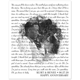 Lyrics Song -- Poster/ 16''x20'' -- Kurt & Renee