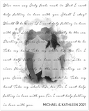 Music Lyrics Song -- Unframed 8''x 10'' -- Michael & Kathleen