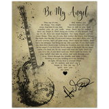 Lyrics --  Be My Angel -- 8x10 -- Gelato