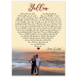 Lyrics -- Ariana & Angel 03.20.16 -- 20x28 -- Gelato