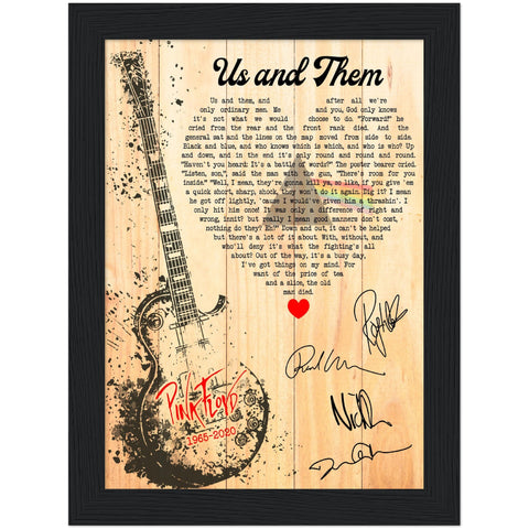 Gelato Matte Framed 6x8 - Us and them - Wish You Were Here 7