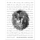 Lyrics Song -- poster/ 12”x16” -- William and Rachel