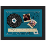 Cassette -- Cody & Alexis 02.06.20 -- Black framed 6x8 -- Gelato