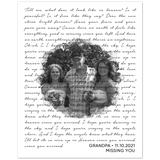 Lyrics Song -- Poster/ 8''x10'' -- Grandpa