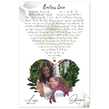 Lyrics -- Lisa & Anne 04/02/2022 -- Aluminum Print 24x36 -- Gelato