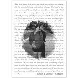 Lyrics -- Danna & Jorge 11.03.2019 -- 5x7 -- Gelato