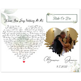 Lyrics -- Annie & Beaver-- 8x10 -- Gelato