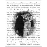 Lyrics Song -- Poster/ 8''x10'' -- Tyler & Grace