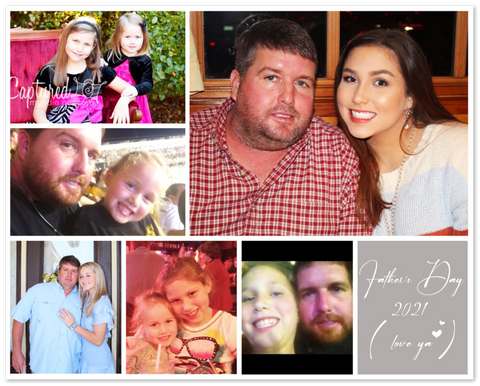 Photos Collages Prints -- Unframed 16''x20'' -- Father's Day 2021 (love ya)