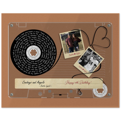 Cassette -- Bubba & Kylee -- 8x10 -- Gelato