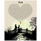 Lyrics Song -- Poster/ 8''x 10'' -- Made (Spencer Crandall)