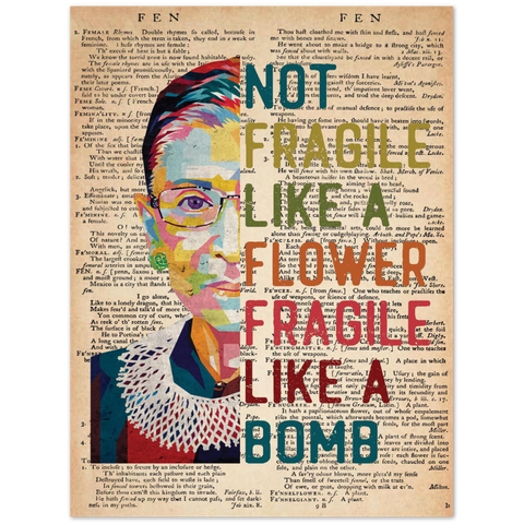 Not Fragile Like A Flower -- 1 -- Poster 6x8 -- Gelato