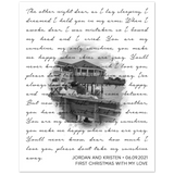 Music Lyrics Song -- Poster/ 8''x10'' -- Jordan and Kristen