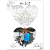 Lyrics Song -- Poster 30"x40" -- Kim & Jackie
