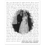 Lyrics Song -- Poster/ 8''x10'' -- James and Jukia