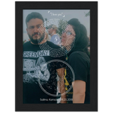 Lyrics -- Brandon & Amber -- Black frame 6x8 -- Gelato
