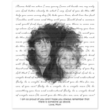 Gelato 8x10 Poster - Love Mom - Simple Man