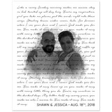 Music Lyrics Song -- Poster/ 8''x10'' -- Shawn & Jessica