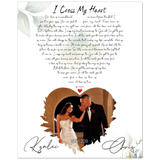 Music Lyrics Song -- Poster/ 8''x10'' -- Kynlei and Chris