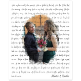 Lyrics -- Hunter & Emilee -- 8x10 -- Gelato