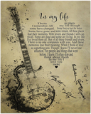 In My Life Lyrics -- 12 -- 8x10 -- Gelato