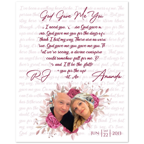 Gelato Poster 8x10 - Amanda RJ - Lyrics