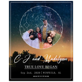 Love Anniversary Print -- Poster/ 8''x10'' -- C.J and Madalynn