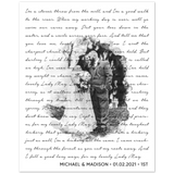 Lyrics Song -- Poster/ 8''x10'' -- Michael & Madison