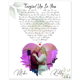 Music Lyrics Song -- Poster/ 8''x 10'' -- Mike & Kelly