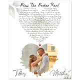Lyrics -- Matthew and Tiffany 09.20.2020 -- 8x10 -- Gelato
