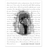 Lyrics -- Allen and Taylor 10/12/19 -- 8x10 -- Gelato (New)