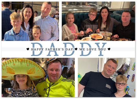 Poster -- Happy Father’s Day  We Love You -- 28x20 -- gelato