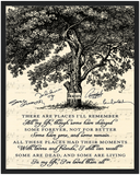 In My Life Lyrics -- Black framed poster/ 16"x20" -- 1 -- gelato
