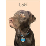 Gelato Matte 6x8 Poster - Loki - Dog 2.6