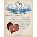 Gelato Matte Poster 16x20 - Thank You For Loving Me - Troy & Anna November 1, 2018