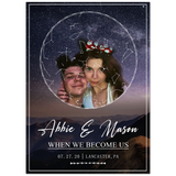 Star map -- Abbie & Mason -- 5x7 -- gelato