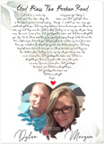 Music Lyrics Song -- 5''x 7'' -- Morgan & Dylan