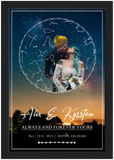 Love Anniversary Print -- Black framed 8"x12"  -- Alix & Kyrsten -- gelato
