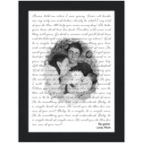 Gelato Black Framed Poster 6x8 - Simple Man 1.3 - Be great. Love, Mom