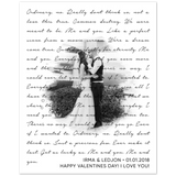 Lyrics Song -- Poster/ 8''x10'' -- Irma & Ledjon
