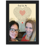 Lyrics -- Love, Your BIZ! -- Black framed 6x8 -- Gelato
