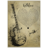 Lyrics -- Kathleen -- style 10 -- Poster 28x40 -- gelato